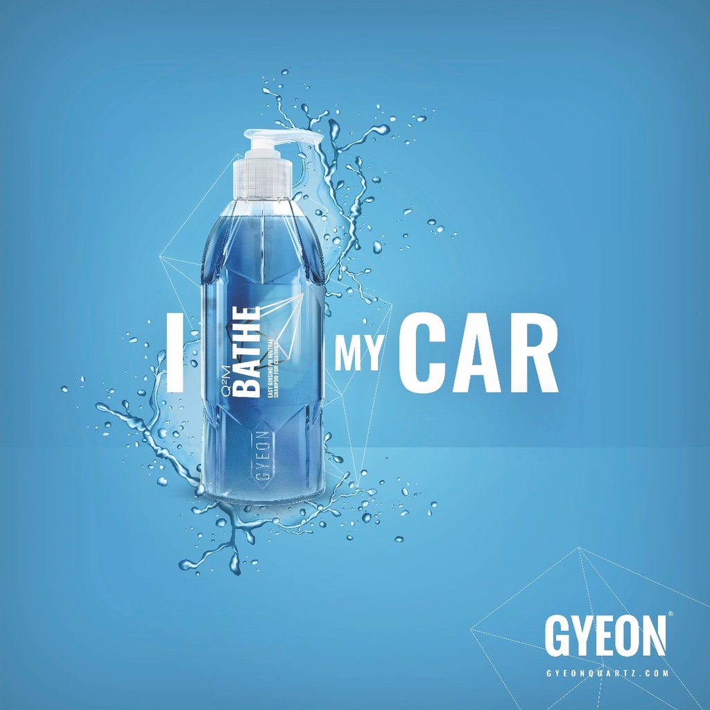 Banner / I Bathe my car - 100x100 cm