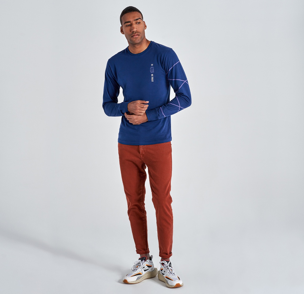 Long Sleeve Navy Blue