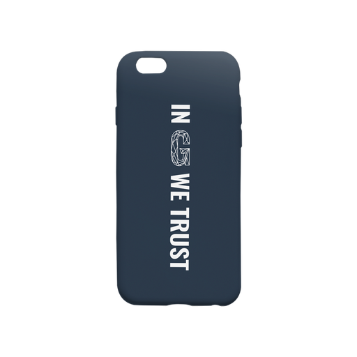 In G we trust phone case Navy Blue